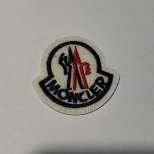 Women men moncler iron on patch for Parka Jacket